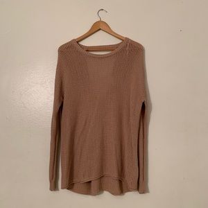 Open-Back Sweater